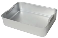 Aluminium Baking Tray Heavy Duty Oven Roasting Dish 470x 355x 105mm EXTRA DEEP