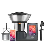 TAURUS Robot cuiseur multifonction - wifi - 1600W - 2L - jusqu'à 140º - plus de 7000 recettes gratuites constamment mises à jour - App mycook - multi-connectivité - 5 Accessoires - Inox