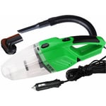 Aspirateur de voiture Portable 120W Kit d'accessoires parfaits pour la maison pour les détails et le nettoyage de l'intérieur de la voiture - Vert