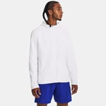 Veste à capuche Under Armour Launch pour homme Blanc / Acier / réfléchissant XL