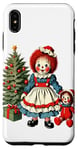 Coque pour iPhone XS Max Raggedy Ann Obtient une poupée jouet le jour de Noël