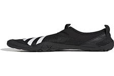 adidas Unisex Terrex Jawpaw Slip-On Heat.RDY Water Shoes Sandals, Core Black/Cloud White/Silver, 8 UK