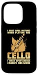 iPhone 14 Pro Cello Instrument Funny Playing Musical Lesson Case