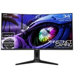 [B-Grade] X= XI34UWQ 34" Curved VA 3440x1440 165Hz Ultrawide R1000 RGB Gaming Monitor