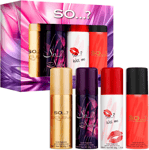 So Body Fragrance Spray 4 x 50ml Gift Set Exclusive, Sinful, Kiss Me, So..?