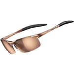 ATTCL Homme Lunettes de Soleil Polarisées Sports Lunette De Soleil Polarisé Al-Mg métal Cadre super léger 8-177 Brown