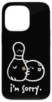 Coque pour iPhone 13 Pro Bowling Humour Mignon Drôle Personnage Art