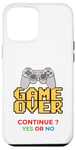 Coque pour iPhone 12 Pro Max Game Over Vintage Retro Jeux Vidéo Gaming