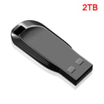 USB 3.0 2TB Flash-enhet Pendrive Hög Hastighet Data Minne Lagring Flash Disk Stick db Black 2TB