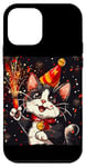 iPhone 12 mini Ring in the New Year Costume with a Cool Cat Vibe Case