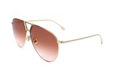 Lunettes de Soleil Victoria Beckham VB208S 712 GOLD/BURGUNDY 64/10/ Femme