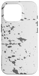 iPhone 16 Pro Paint Splash Gray Paint Splatter Artwork Case