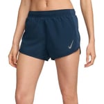 Nike Fast DF Tempo Short pour Femme, Bleu Armory, Bleu Marine/argenté réfléchissant, Taille XS