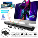 Portable Wireless Bluetooth 5.0 Speaker HiFi Stereo Sound Bar Subwoofer USB RGB