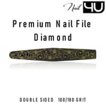 Professional Nail Files Diamond 100/180  Premium Nail File Acrylic Gel Tips UK