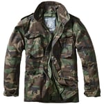 US Veste De Combat M65 avec Doublure Woodland S-7XL Army Extérieur Parka Camo