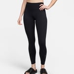 Nike Dri-FIT One Høytliv Tights Str. S Dame - Svart, Perfekt for Løping og Trening