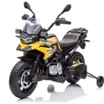 Elcykel Barn 12V - BMW F850 GS - 3 till 6 år - Gul