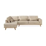 Scandinavian Choice L-soffa Copenhagen Sammet 2,5-sits Soffa Vänster 1198584