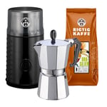 House of Barista Kaffekvarn Inkl. G.A.T Lady Oro 3 Kop Mokabryggare & 400g Kaffe