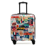 Flight Knight Luggage Medium - 8 Wheel Hard Case Suitcases - Side Lock - Cabin & Check-in Large Sizes - easyJet, British Airways, Ryanair, Jet 2 Approved