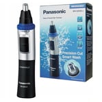 Panasonic ER-GN30 Wet and Dry Electric Nose, Ear and Facial Hair Trimmer for Men