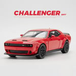 1:32 Challenger Hellcat Redeye Alloy Muscle Car Model Sound and Light Lasten Lelu Keräilykohteet Syntymäpäivälahja