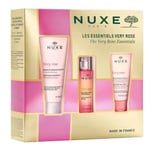 Nuxe Very Rose Essentials Kit Skincare Cadeau Boîtes Avec 3 Produits