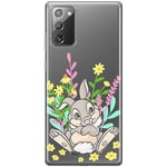 ERT GROUP mobile phone case for Samsung GALAXY NOTE 20 original and officially Licensed Disney pattern Thumper 004 optimally adapted to the shape of the mobile phone, partially transparent