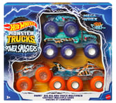 Hot Wheels Monster Truck 1:64 Power Smashers Trucks Multipack