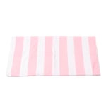 (Pink)Microfiber Beach Towel Stripe Fast Drying Soft Super Absorbent Sand ME