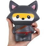 Ninja Fox Anti-Stress Leksaker (14 × 12 × 7 cm), Kawaii Stress Relief