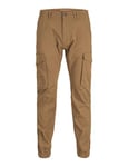 JACK & JONES Homme Jpstpaul Jjflake AKM Noos Pantalon Cargo, Rubber, 33W / 34L EU