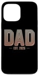 iPhone 13 Pro Max New Dad Est 2025 First Fathers Day Promoted to Daddy Vintage Case