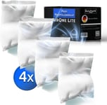 ® Airone Lite Lot De 4 Recharges Pour Déshumidificateur I 450 G De Granulés Déshumidificateur I Recharge Pour Salle De Bain Et Cuisine I Protection Contre Les Moisissures Et Les Odeurs