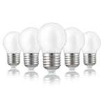 hellum 209211 Lot de 5 ampoules LED E27 Blanc chaud avec 4,5 W de rechange pour ampoules à incandescence de 40 W 470 lm 2700 K