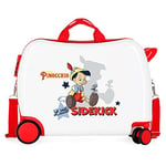 Disney Pinocchio Valise pour Enfant Blanche 50 x 39 x 20 cm Rigide ABS Fermeture à Combinaison latérale 34 l 1,8 kg 4 Roues