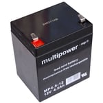 Multipower Batterie Rechargeable 12V 4,5 Ah MP4.5-12 Accumulateur 90x70x107 M855