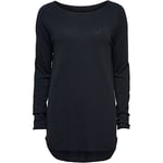 ONLY Femme Onlmila Lacy L/S Long Pullover Knt T-shirt, Black 1, L EU