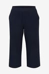 KAFFE Curve - Byxor kcNana Culotte Pants - Blå