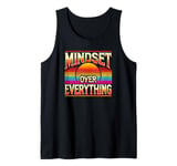 Mindful Motivational Quote, Mindset Over Everything, Success Tank Top