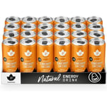 Puhdistamo Natural Energy Drink Sweet Mandarin Strong -energiajuoma, 330 ml, 24-pack