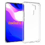 Xiaomi Redmi 9 Fleksibelt Plastdeksel - Gjennomsiktig