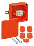 Spelsberg WKE Series Orange Junction Box IP54 IP65 5 Terminals 100 x 100 x 50mm