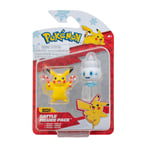 Pokemon Battle Figure 2 Pack - (Holiday Pikachu #5 & Vanillite with Stand) - W3 