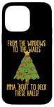 Coque pour iPhone 14 Pro Max From The Window To The Wall Poème de Noël avec citation de Noël