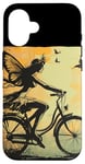 iPhone 16 Fairy and butterflies on bike for boys and girls Case