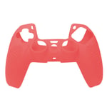 Housse De Protection Étui De Protection Poignée - Etui En Silicone Anti-Poussière Pour Contrôleur Playstation Ps5 - Rouge