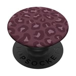 Ultra Galaxy Animal Print Pattern on S22 Burgundy PopSockets Swappable PopGrip