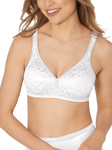 Triumph Classics Elegant Cotton Non-Wired Bra, White